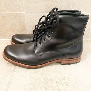 Warfield & Grand Lace Up Black Boots